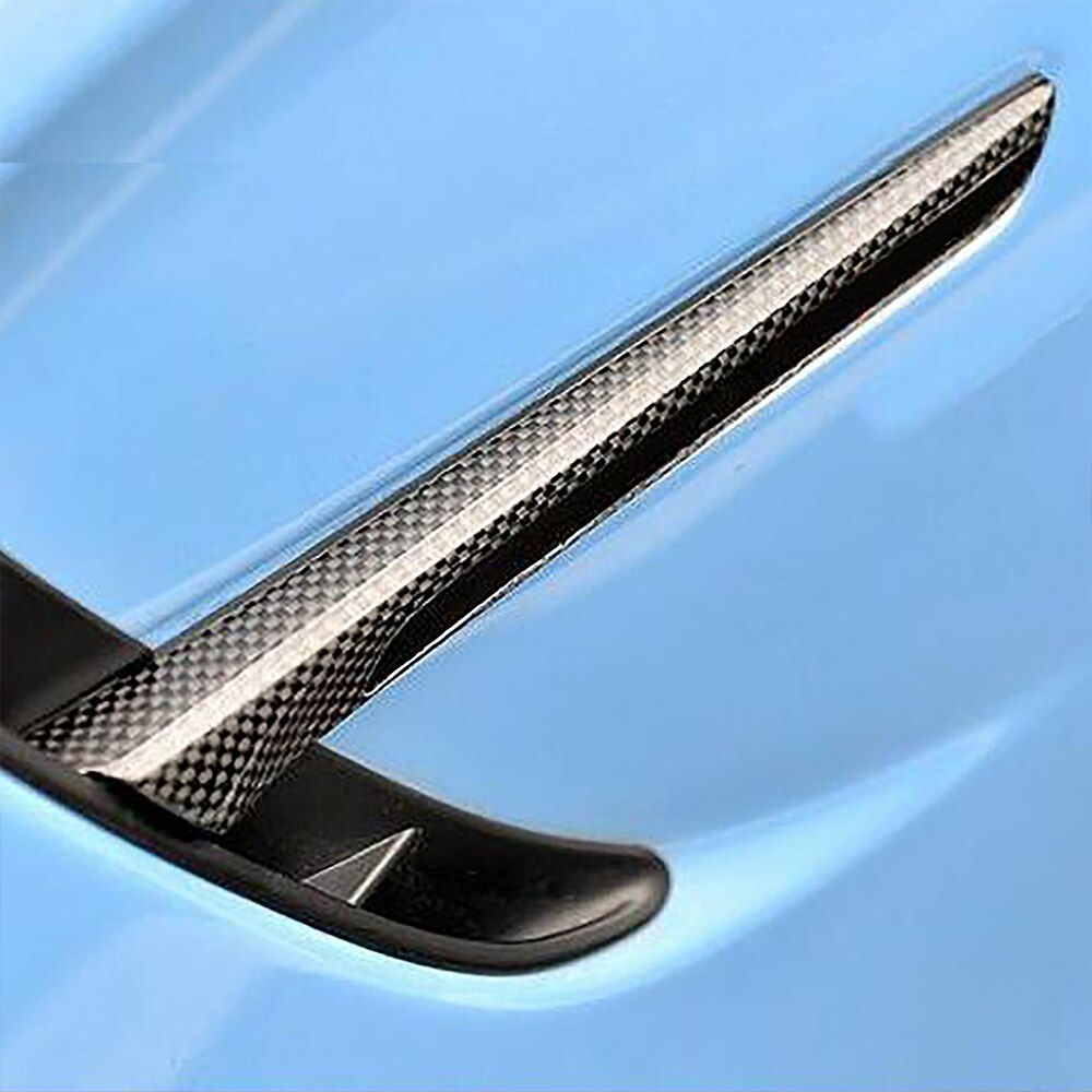 Replacement Carbon Fiber Side Fender Air Vent Flow Trim Strip Retrofit Accessories For BMW M3 F80 2014-2018 M4 F82 F83 2014-2020