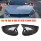 VW Volkswagen Golf 6 MK6 GTI GTD 2009-2013 Car Rearview Side Mirror Cover Wing Cap Exterior Door Case Trim Carbon Fiber Look