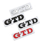 Volkswagen Golf GTD Rear Boot Metal Badge Emblem (Select Your Colour)