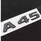 A45 AMG Turbo 4Matic Gloss Black Badge Emblem A Class Mercedes