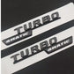 A45 AMG Turbo 4Matic Gloss Black Badge Emblem A Class Mercedes