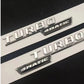 A45 AMG Turbo 4Matic Gloss Black Badge Emblem A Class Mercedes