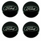 4X Blue or Black Ford Fits Most Models 54mm Alloy Wheel Centre Caps Focus Fiesta Ka Kuga