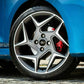 4X Blue or Black Ford Fits Most Models 54mm Alloy Wheel Centre Caps Focus Fiesta Ka Kuga