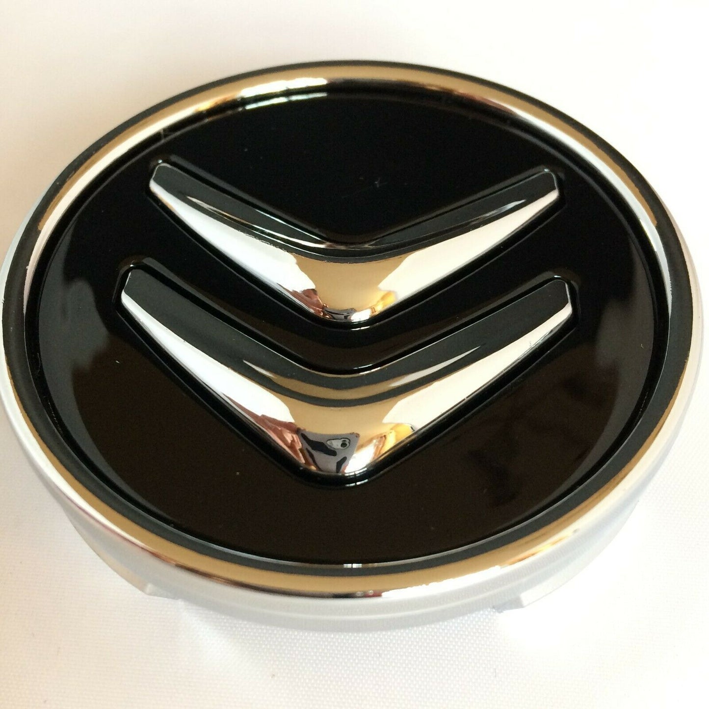 4x Citroen Alloy Wheel Centre Hub Caps in Black C1 C3 C4 DS3 60mm