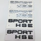 RANGE ROVER SPORT HSE BADGE BOOT TAILGATE BADGE EMBLEM REAR