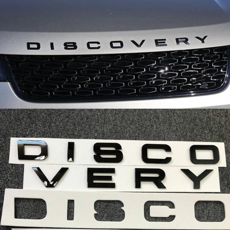 Land Rover Discovery Lettering Badge Front/Back