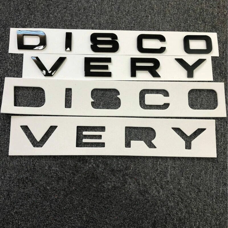 Land Rover Discovery Lettering Badge Front/Back