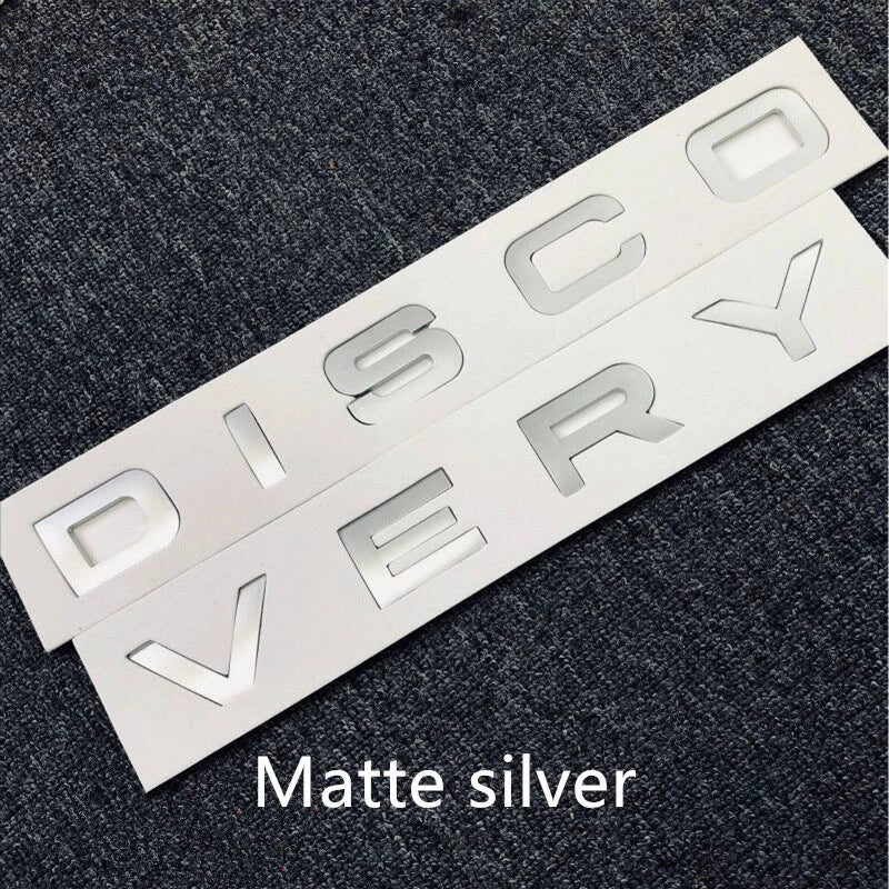 Land Rover Discovery Lettering Badge Front/Back