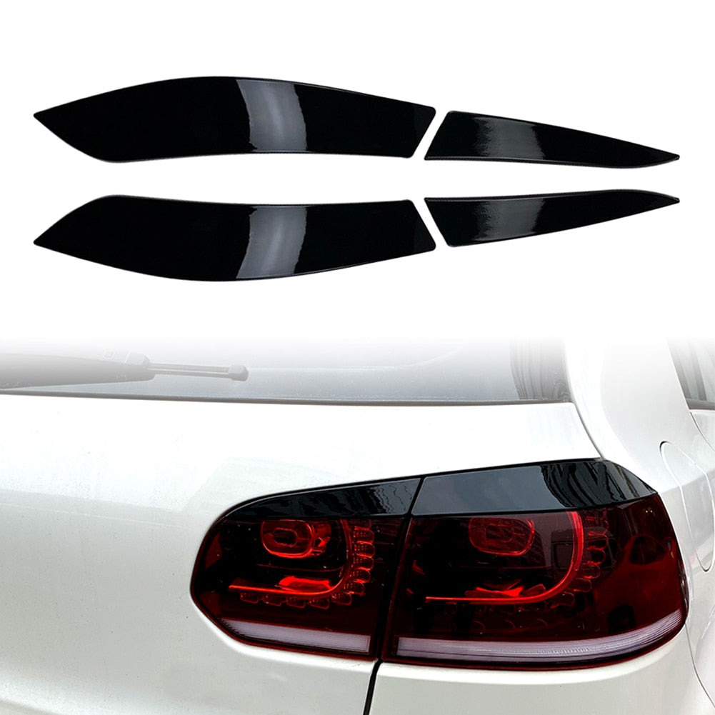 4Pcs Auto Rear Tail Light Lamp Eyelid Trim Cover For VW Golf 6 2008-2013 For Volkswagen Golf MK6 2008 2009 2010 2011 2012 2013