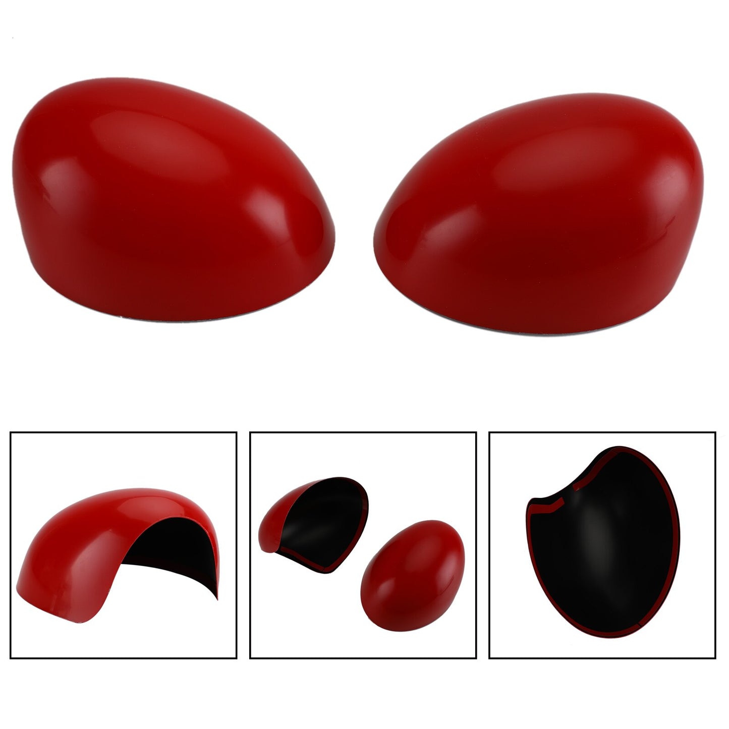 MINI R56 Cooper R56 R55 R57 R58 R60 R61 Car Rearview Side Mirror Cover Cap Electric Power Auto Folding Outside Parts