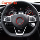 Car Steering Wheel Center Emblem Decoration Rings Stickers Cover for Mercedes Benz GLE CLA GLA W213 W246 W205 C117 Accessories