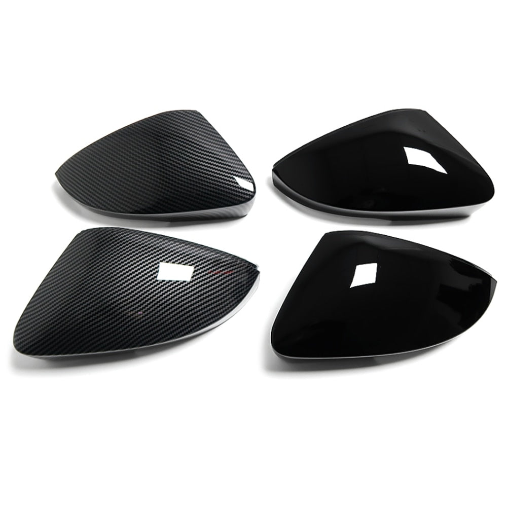 Side Wing Mirror Caps Cover For Skoda Octavia Mk3 A7 5E  Replacement 2014 2015 2016 2017 2018 2019 For VW T-ROC 2017-2019