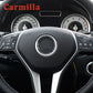 Car Steering Wheel Center Emblem Decoration Rings Stickers Cover for Mercedes Benz GLE CLA GLA W213 W246 W205 C117 Accessories