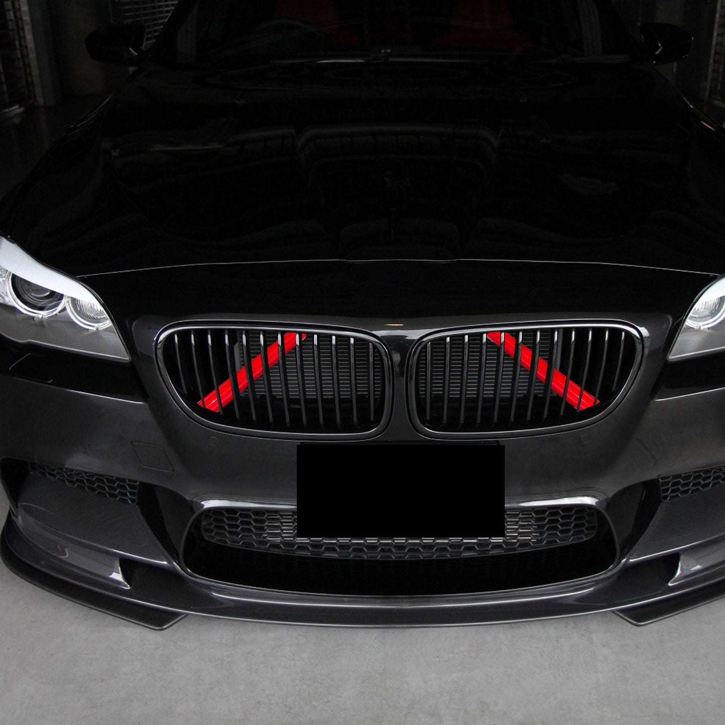 Front Kidney Grille Cover Frame Trim Strips For BMW F20 F21 F22 F23 F30 F31 F32 F33 F44 F45 1 2 3 4 Series M Sport Style Sticker