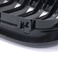 1 Pair Car Glossy/Matte Black Front Bumper Double 2 Slat Kidney Grilles For BMW F15 F16 X5 X6 F85 F86 X5M X6M 2014-2017 Grilles