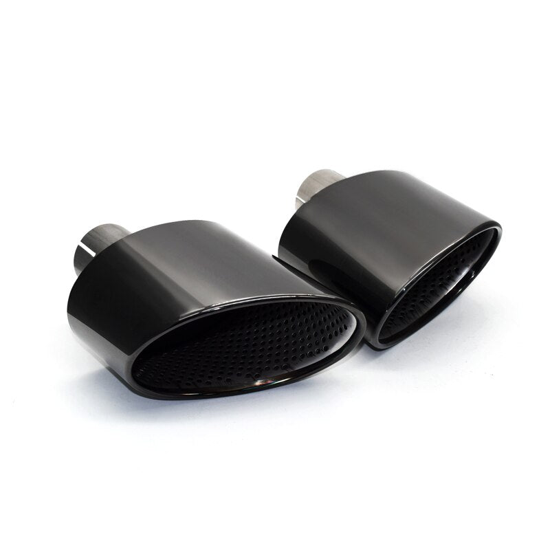 1 Pair Exhaust Tip For Audi A4 A5 A6 A7 Up To RS4 RS5 RS6 RS7