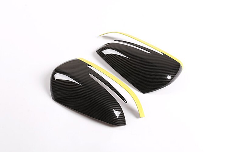 Mercedes Benz A B C E S CLA GLA GLK CLS Class W176 W204 W117 X156 X204 Carbon Fiber Side Door Rearview Mirror Cap Cover Trim