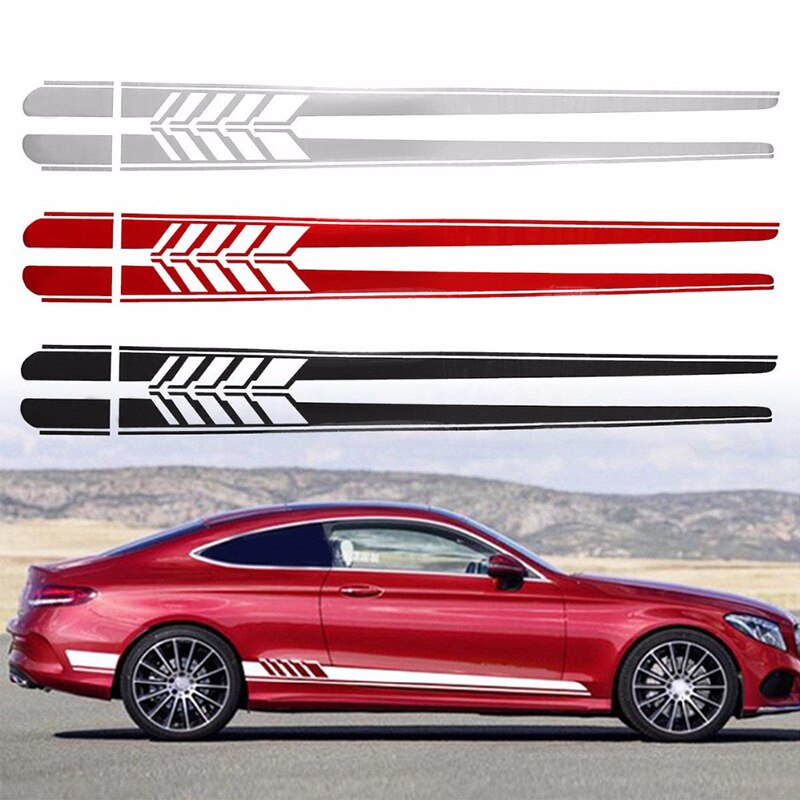 Mercedes Fashion car fringe pattern of general design car stickers decoration waist vinyl hood rearview mirror door accessories