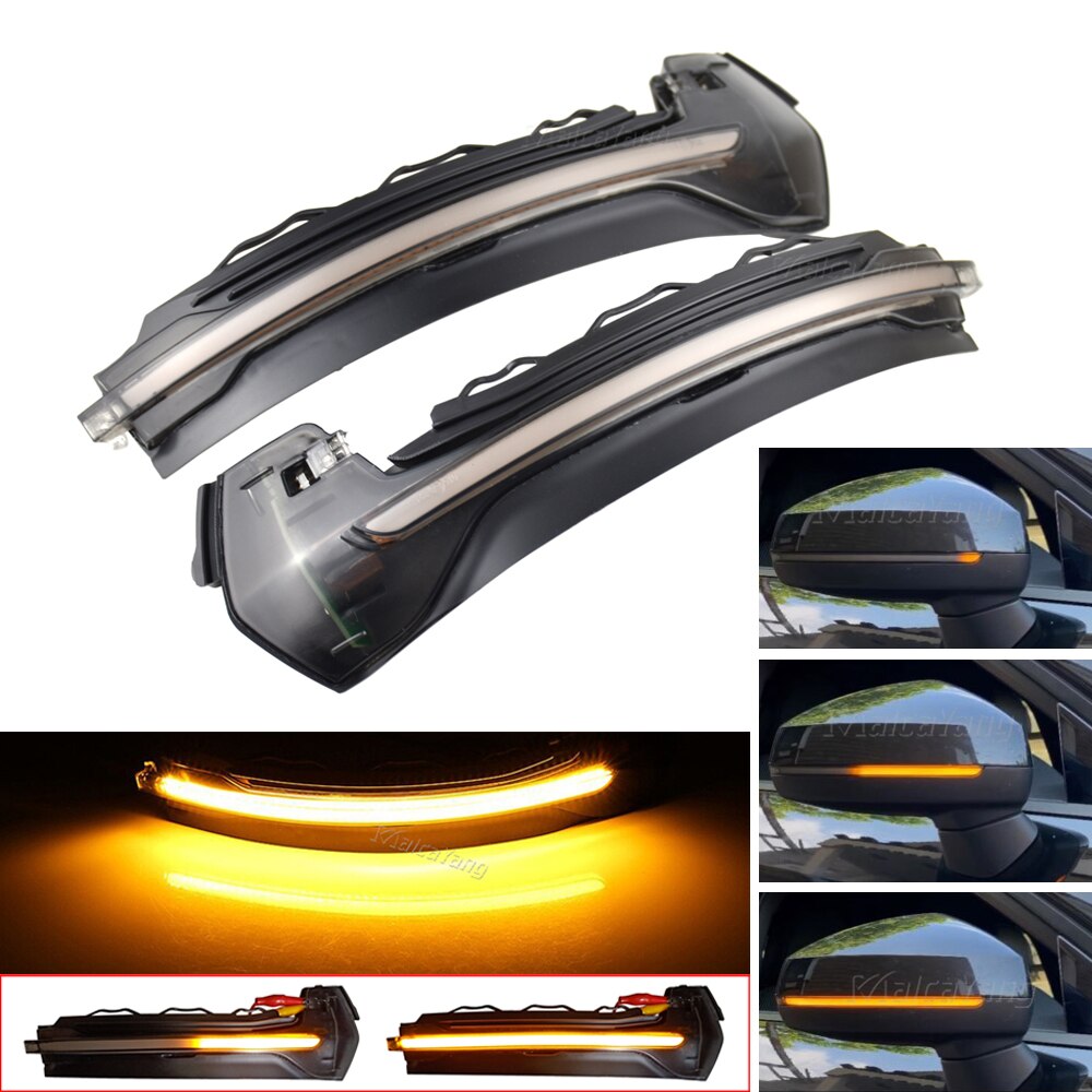 Flowing Flashing Mirror Lamp Dynamic Blinker LED Turn Signal Light For Audi A3 8V S3 RS3 2013 2014 2015 2016 2017-2020