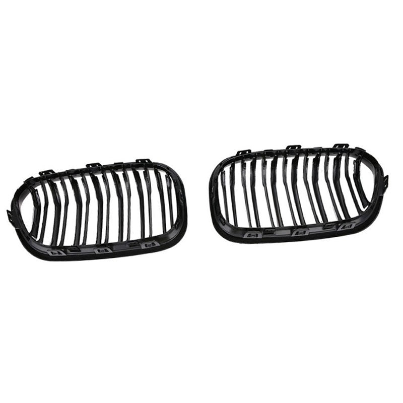 Car Front Bumper Grilles Kidney Racing Grill For BMW 1 Series F20 F21 LCI 120i 2016 2017 Double Slat Replacement Grille