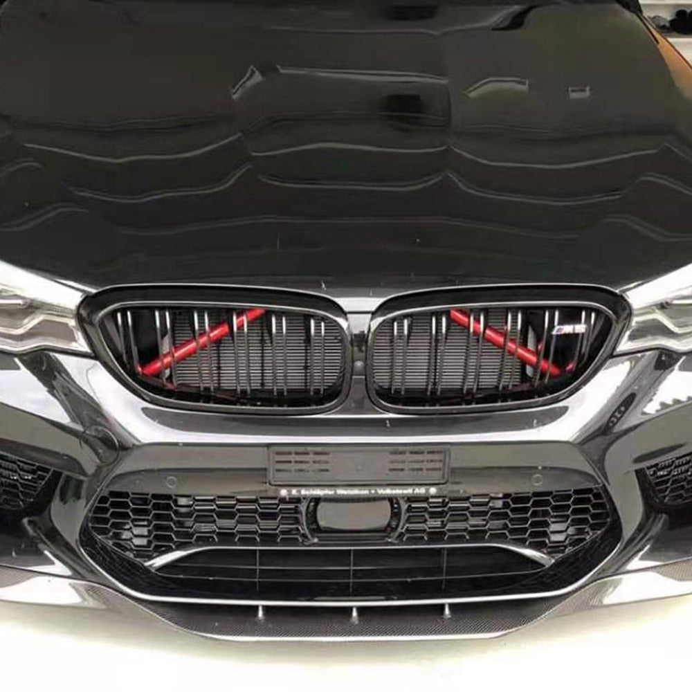 Front Kidney Grille Cover Frame Trim Strips For BMW F20 F21 F22 F23 F30 F31 F32 F33 F44 F45 1 2 3 4 Series M Sport Style Sticker