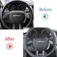 For Land Rover Range Rover Evoque 2011-2017 ABS Chrome Car Styling Steering Wheel Button Frame Cover Trim Accessories