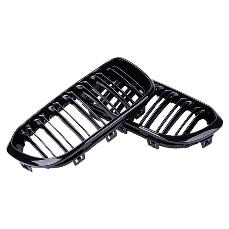 Car Front Bumper Grilles Kidney Racing Grill For BMW 1 Series F20 F21 LCI 120i 2016 2017 Double Slat Replacement Grille