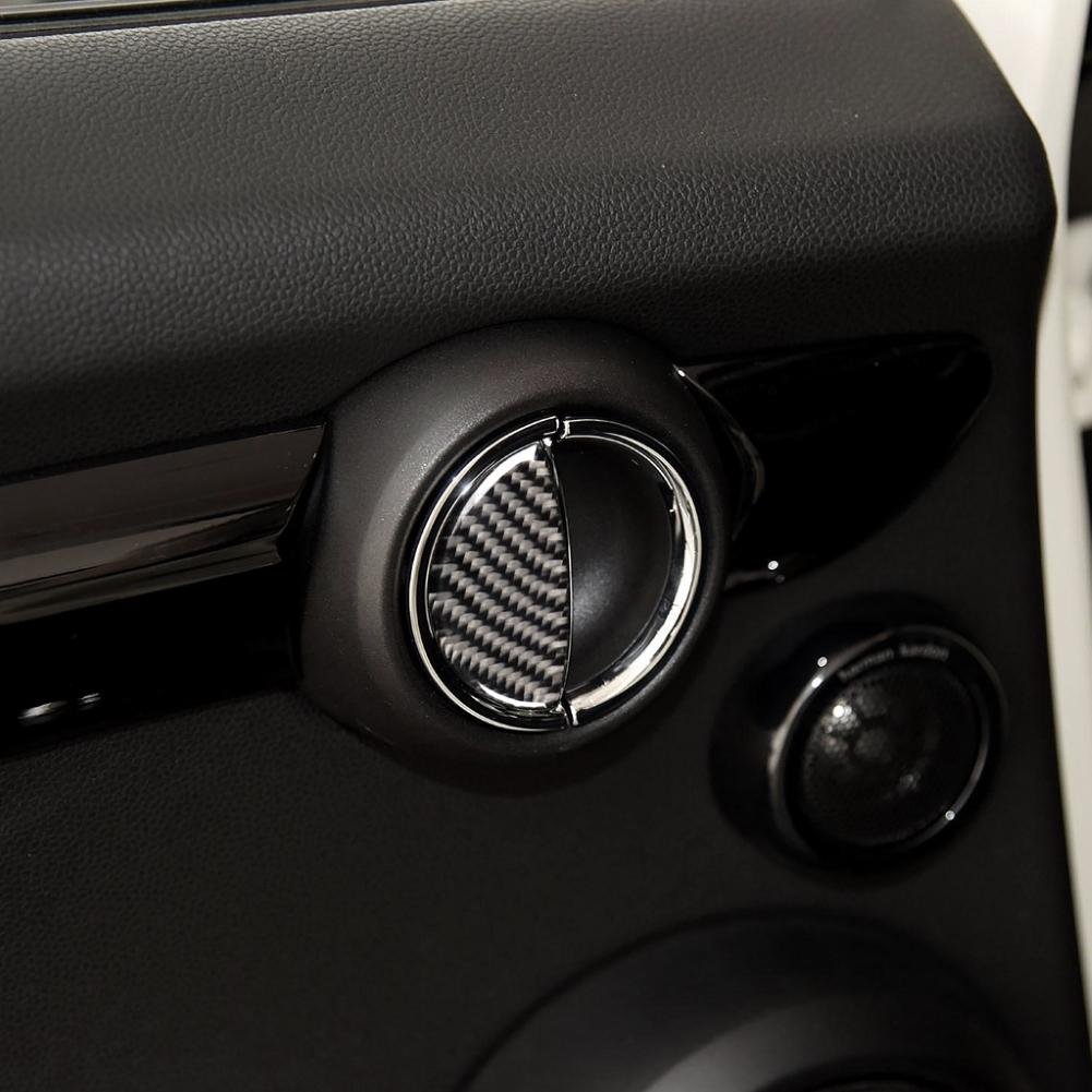 Carbon fiber inner door handle cover sticker Interior modification for Mini Cooper R55/R56/R60/R61 F55 F54 F60