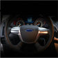 1pcs For Ford Focus 3 MK3 (2012-2014)/For KUGA 2013-2015 accessories Car styling steering wheel trim cover sticker decoration