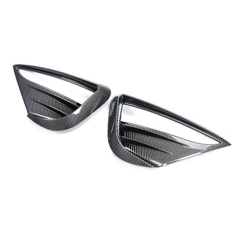 Tesla Model Y Fog Lamp Spoiler Blade Trim Protective Cover Woof Tooth Wind Knife ABS Decoration Sticker Car Accessories