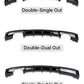 Carbon Fiber M Performance M3 Sport Style Rear Diffuser Bumper Front Lip Spoiler Body Kit For BMW 3 Series F30 F31 F35 2012-2019