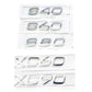 3D ABS Black Car Emblem Sticker For Volvo Letters On The Trunk XC60 XC90 S60 V40 V50 V60 C30 S80 S40 XC40 XC70 S90 Accessories