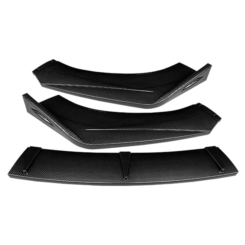 3 Pieces Car Accessories Front Bumper Splitter Lip Diffuser Spoiler Body Kit Protector Cover For Audi A1 2011 13 15 16 18 2019