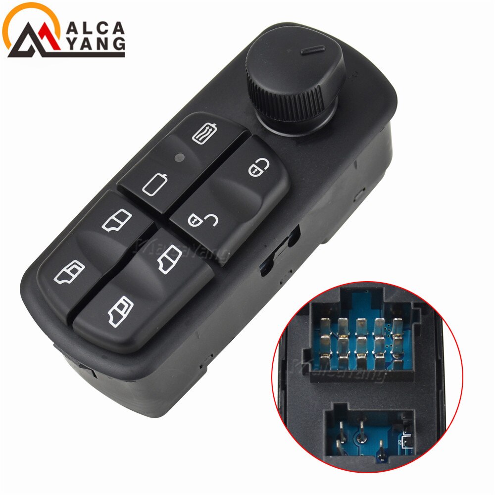 Electric Power Window Switch For Mercedes Benz Truck Axor Schalter Fensterheberschalter A0025452013 0025452013 Car Accessories