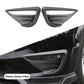 Tesla Model Y Fog Lamp Spoiler Blade Trim Protective Cover Woof Tooth Wind Knife ABS Decoration Sticker Car Accessories