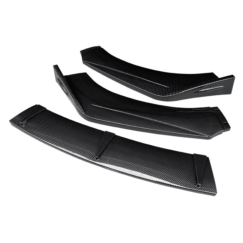 3 Pieces Car Accessories Front Bumper Splitter Lip Diffuser Spoiler Body Kit Protector Cover For Audi A1 2011 13 15 16 18 2019