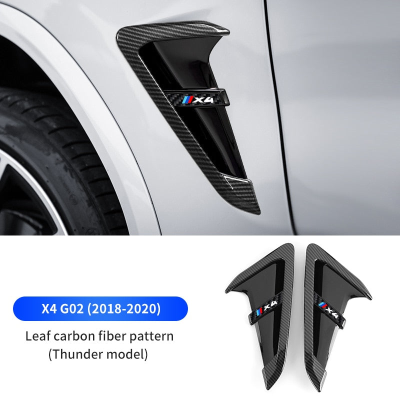 Bmw X3 X4 G01 G02 G08 3D Sports Styling Car Body Sticker Shark Gills Fender Emblem Styling Decorative Accessories