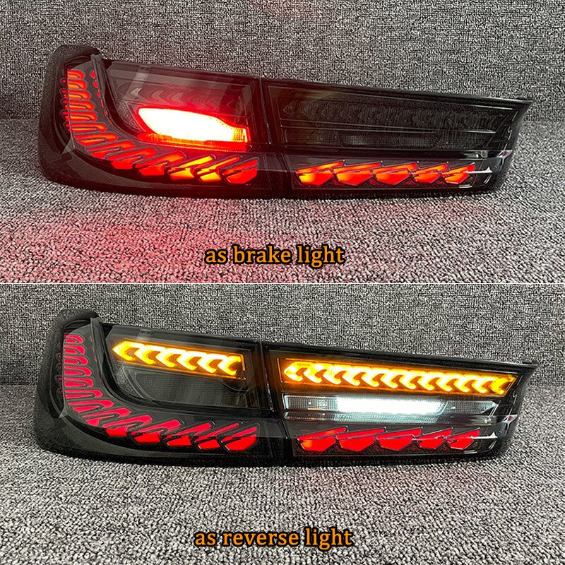 Rear Running Light + Brake + Reverse Lamp +Turn Signal LED Taillight DRL LED Tail Light Assembly For BMW G20 G28 2019-2021