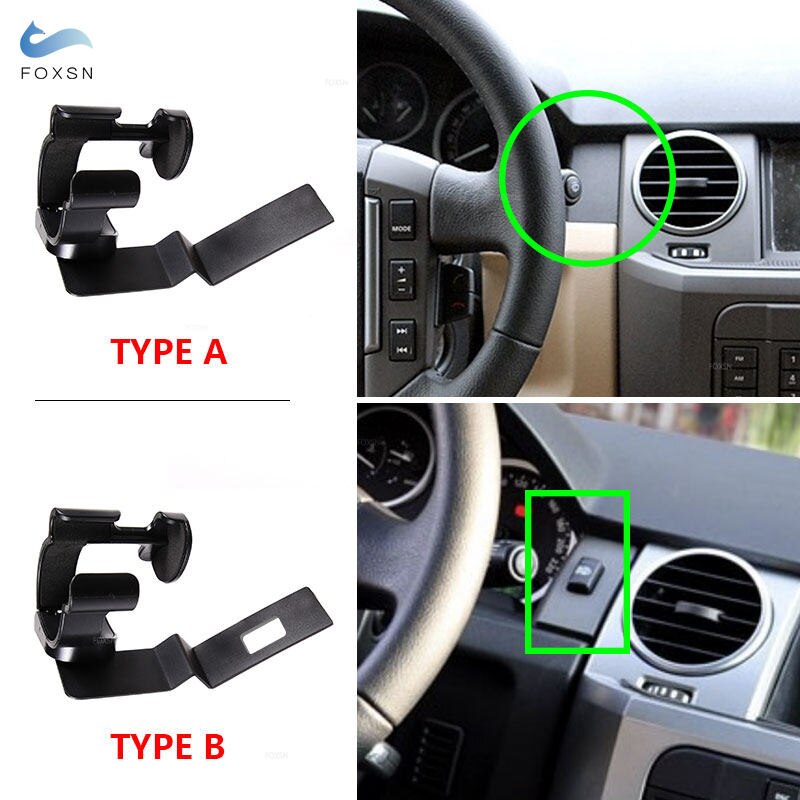 Car Accessory Dashboard Panel Side Navigation Bracket Phone Holder For Land Rover Discovery 3 LR3 2004 2005 2006 2007 2008 2009