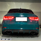 1 Pair Exhaust Tip For Audi A4 A5 A6 A7 Up To RS4 RS5 RS6 RS7 Muffler Tip Tailpipe For Audi Stainless Steel Exhaust Pipe