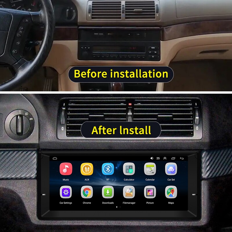 Factory Price 2Din Android11 10.25inch Bluetooth GPS Navigation For BMW X5 E38 E39 E53 Car Stereo Audio Autoradio Video Players