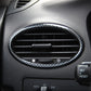 4PCS For Ford Focus 2 2005-2013 air conditioning ABS chrome trim outlet decoration circle ring auto accessories