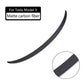 Tesla Model Y Model 3 2022 2023 Accessories Rear Trunk Lip Wing  Back Matte Bright Carbon Fiber Black Spoiler Car Styling