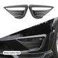 Tesla Model Y Fog Lamp Spoiler Blade Trim Protective Cover Woof Tooth Wind Knife ABS Decoration Sticker Car Accessories