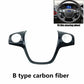 1pcs For Ford Focus 3 MK3 (2012-2014)/For KUGA 2013-2015 accessories Car styling steering wheel trim cover sticker decoration
