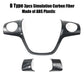 1pcs For Ford Focus 3 MK3 (2012-2014)/For KUGA 2013-2015 accessories Car styling steering wheel trim cover sticker decoration