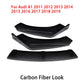 3 Pieces Car Accessories Front Bumper Splitter Lip Diffuser Spoiler Body Kit Protector Cover For Audi A1 2011 13 15 16 18 2019