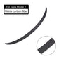 Tesla Model Y Model 3 2022 2023 Accessories Rear Trunk Lip Wing  Back Matte Bright Carbon Fiber Black Spoiler Car Styling