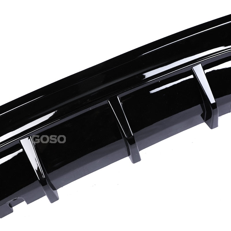 Carbon Fiber M Performance M Sport M Tech Rear Diffuser Bumper Body Kit For BMW 2 Series F22 F23 2014-2020 Glossy Black